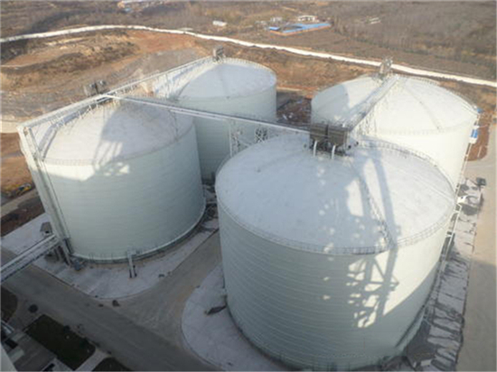 乐山5000吨立式粉煤灰储存罐
